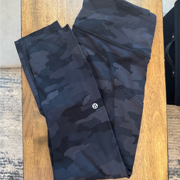lululemon athletica Pants - Lululemon Black Camo Leggings